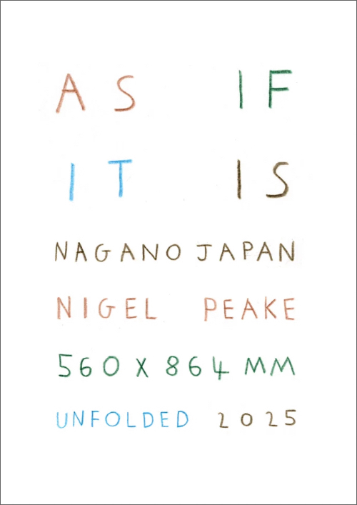 Nigel Peake - As If It Is (Poster)