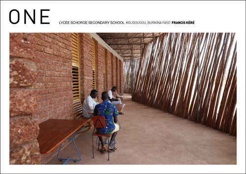 One | Francis Kere Lycee Schorge Secondary School Koudougou 