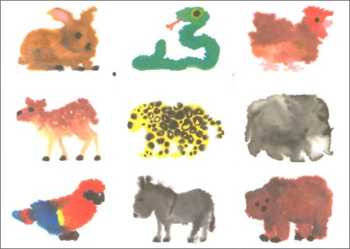 Rop Van Mierlo - 10 Wild Animals postcards Rop Van Mierlo - 10 Wild Animals postcards