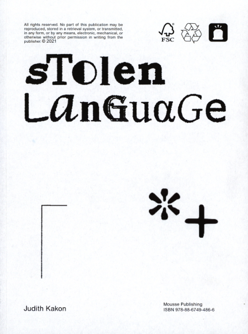 Judith Kakon - Stolen Language