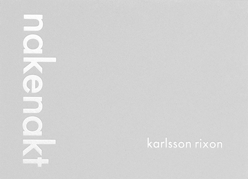 Annika Karlsson Rixon / Mara Lee: Nakenakt
