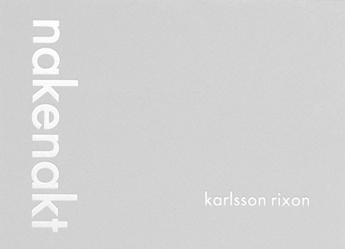 Annika Karlsson Rixon / Mara Lee: Nakenakt Annika Karlsson Rixon / Mara Lee: Nakenakt