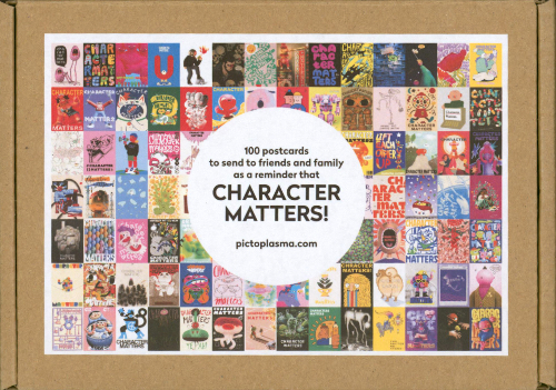 Character Matters! 100 postcards box