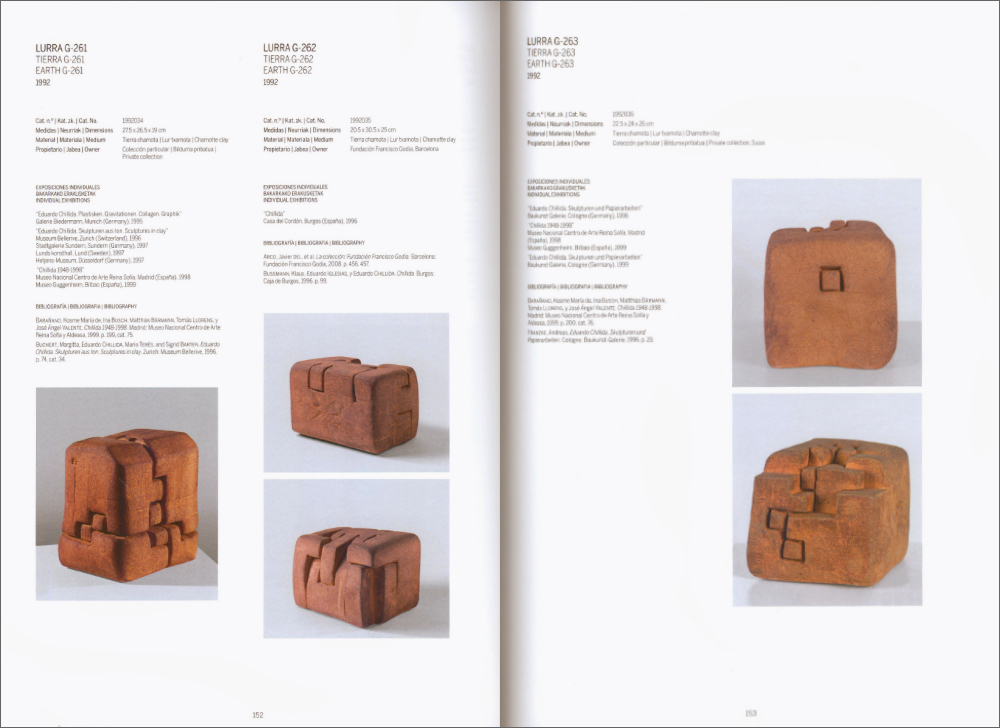 Eduardo Chillida - Catalogue Raisonne of Sculpture IV (1991-2002) Eduardo Chillida - Catalogue Raisonne of Sculpture IV (1991-2002)