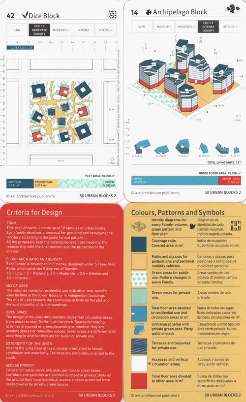 50 Urban Blocks 2 (Cards) - How To Use Form, Floor Area Ratio & Density