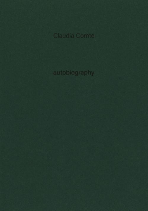 Claudia Comte - Autobiography #12