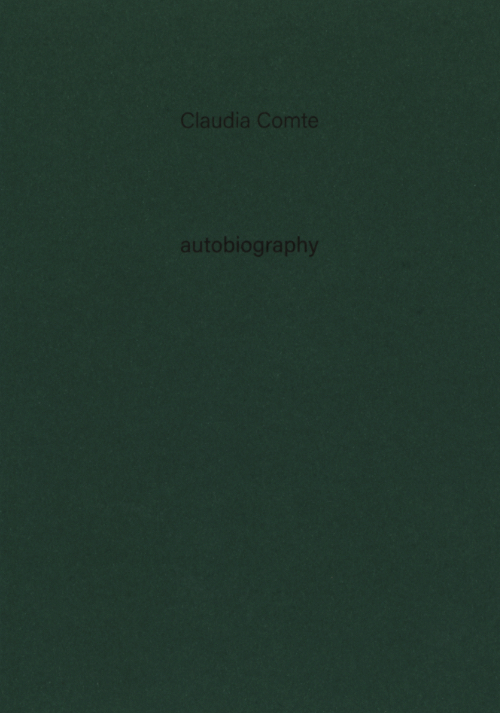 Claudia Comte - Autobiography #12