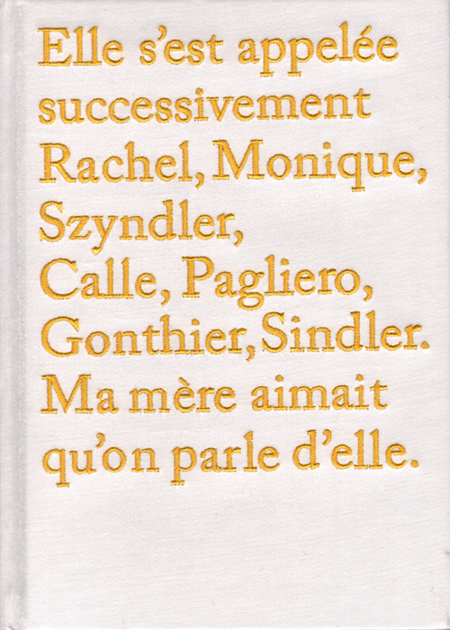 Sophie Calle - Rachel, Monique... Sophie Calle - Rachel, Monique...