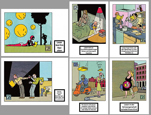 Joost Swarte - Lesen Macht Sehr Schnell Abhangig (Postcards) Joost Swarte - Lesen Macht Sehr Schnell Abhangig (Postcards)